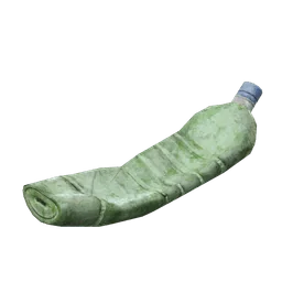 Crumpled Plastic Bottle
