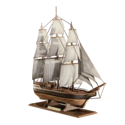 "Leviathan's Crown" Ship Model