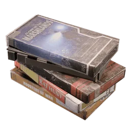 Stack of Movie Tapes